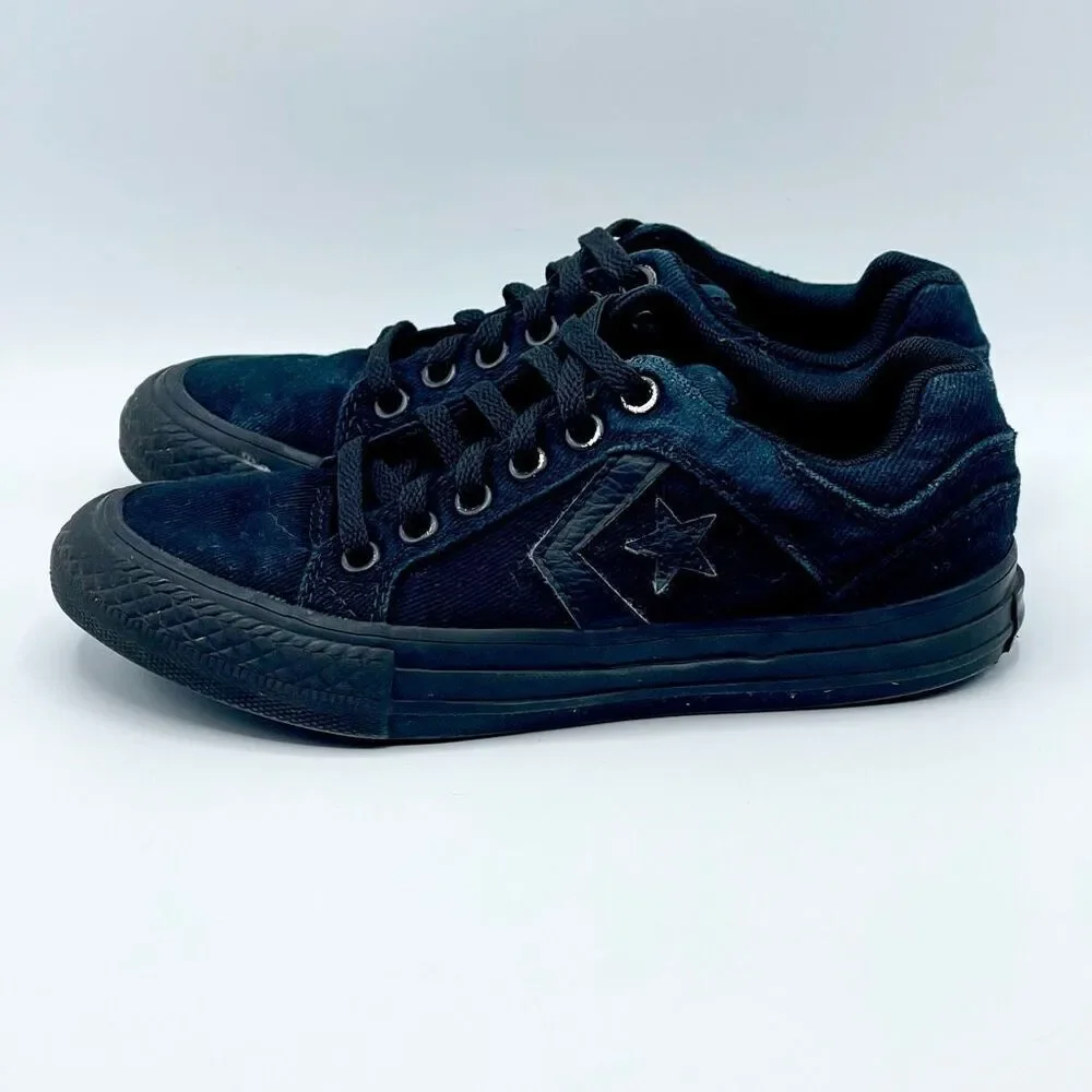 Converse All Star One Star black on black low sneakers - Kids 12